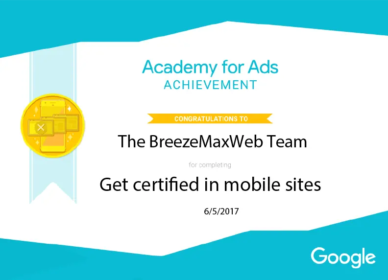 Google Mobile Certification
